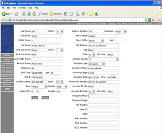 Inmate Data Entry