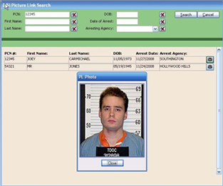 Inmate Image Search